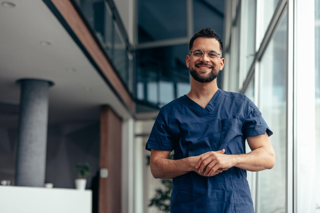 Portrait of Marcus Webb, RN