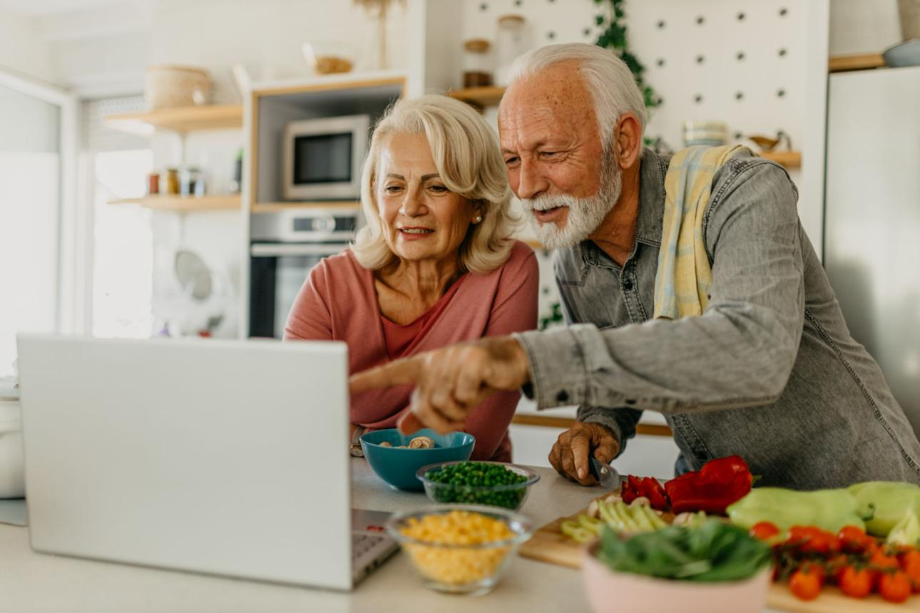 Researcher reviewing intermittent fasting data